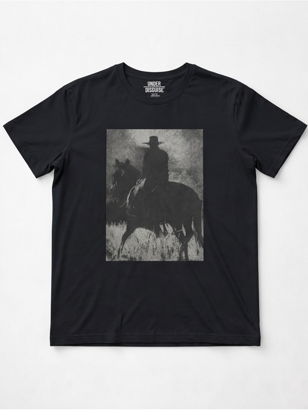 Title:
Under Disguise Cowboy Horse Graphic T-Shirt Men’s XL Black